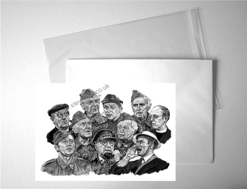 stevelilart's tweet photo. Well I didn't expect to sell 2 #iggypop   cards at a #DadArmy event! guessing it would be even weirder selling a Dad's Army card at an Iggy gig!! https://t.co/uEX8H4Nz2Y