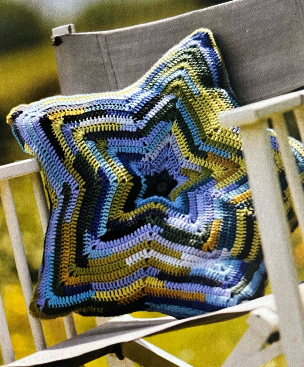 DDCrochetDesign's tweet photo. Crochet Scrap Yarn Star Shaped Cushion Crochet Pattern #crochetstarcushion #homeimprovement #scrapyarn #womaninbizhour #craftbizparty #MHHSBD #starcushion #scrapyarnmakes #scrapyarn #crocheting #crochetpattern #variegatedyarn #stars https://t.co/wxrJxLe1H2 https://t.co/Yu6LnQzPpL