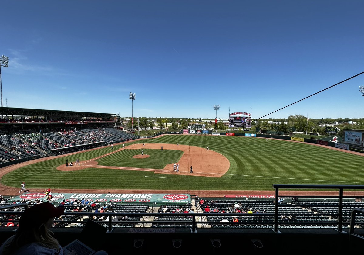 A work outing watching the <a href="/Sgf_Cardinals/">Springfield Cardinals</a> is always terrific. A nice lead and amazing weather is icing on the cake.
