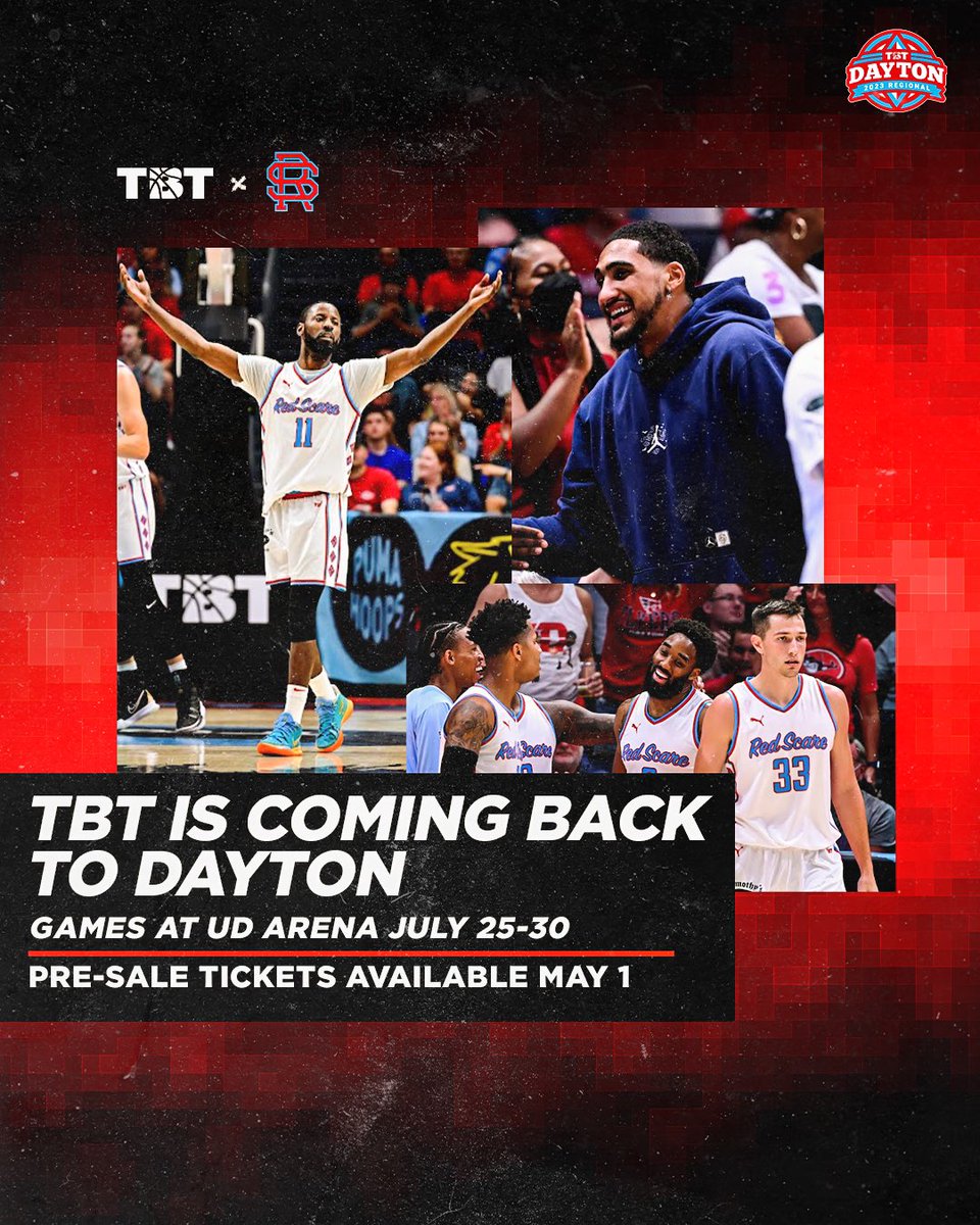echodragon77's tweet photo. RT DaytonHoopla: Would you look at that? @FlyersTBT and @thetournament are coming back to UD Arena! 

Make sure you catch all the excitement by signing up for the exclusive ticket pre-sale: https://t.co/KTYki52184 https://t.co/TqH4pnKgRf