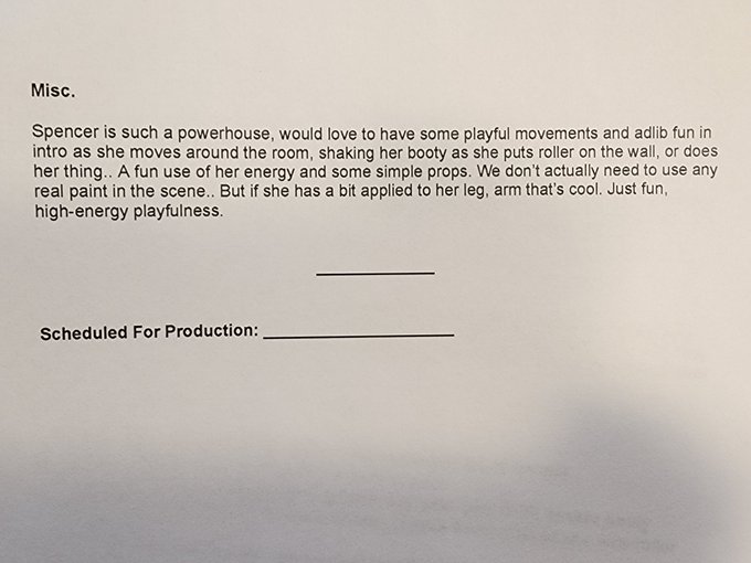 Super flattered by the note at the end of my script today🥰 feels nice that my effort over the years isn't<a href="/tag/mvsales"class="tags"><span>#mvsales</span></a>