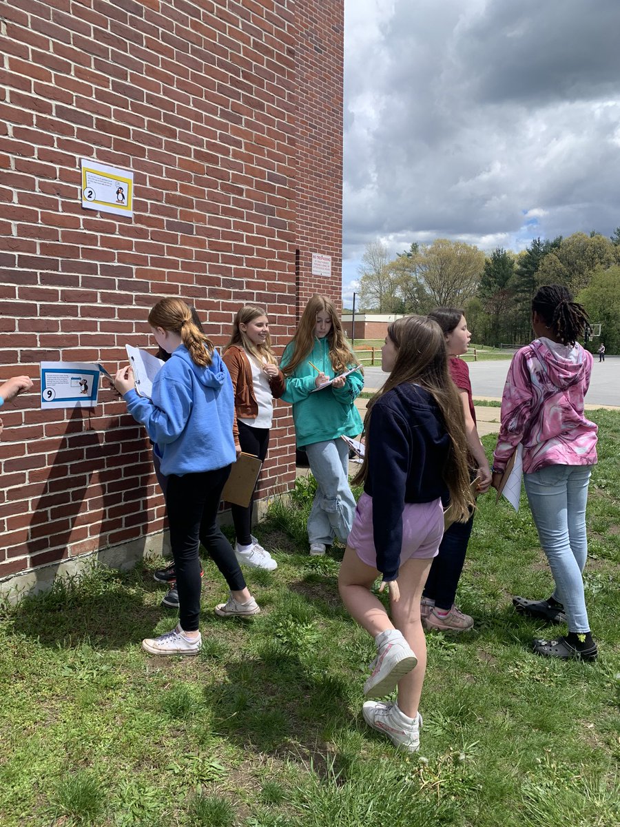HBBSTMath's tweet photo. Gearing up for math MCAS with a Jiji word problem scavenger hunt! 

HBB will ace the test! 

@STMath @kristenjmb @Mass_STEMHub @HBBElementary https://t.co/Jku3iotyYH