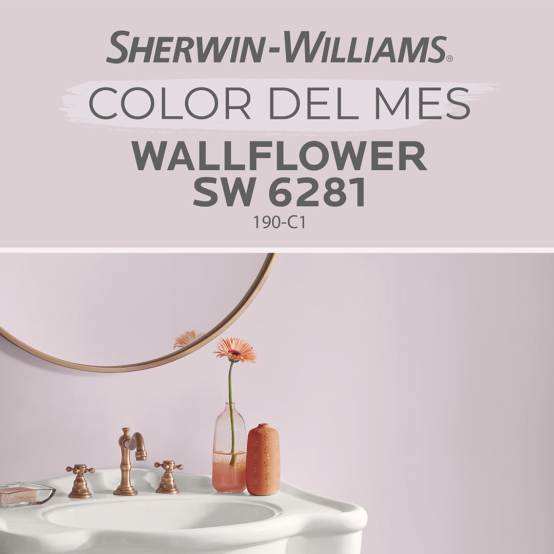 SherwinCA's tweet photo. Conoce nuestro #ColorDelMes de mayo:
Wallflower SW 6281 https://t.co/aFxw6Tj5ln