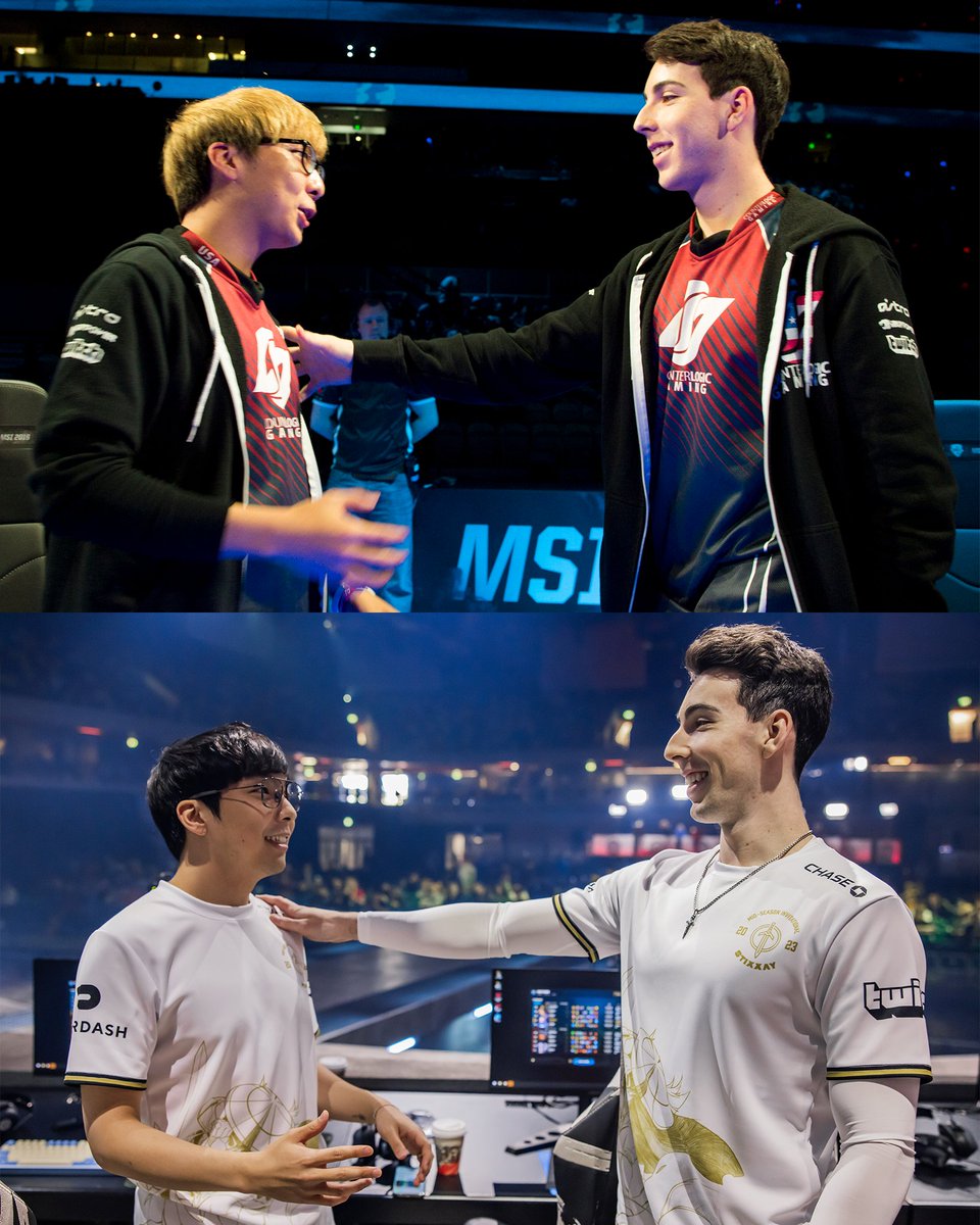 lolesports's tweet photo. THEN and NOW. #MSI2023 https://t.co/gmgSi2eyej