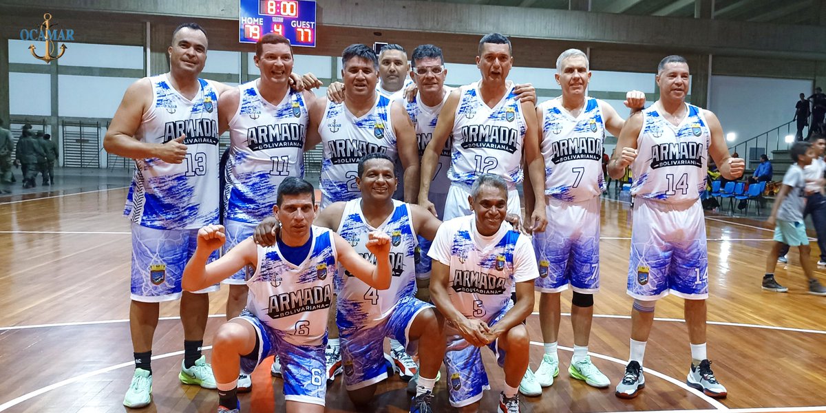 Los jugadores ⛹️‍♀️ demostraron sus  mejores tácticas hacia el conjunto #GNB.
Posteriormente los marinos enfilaron la contienda logrando la victoria frente a sus contrincantes #GNB, quienes combatieron valientemente pero no consiguieron neutralizar a la <a href="/ArmadaFANBVzla/">Armada_ve</a>