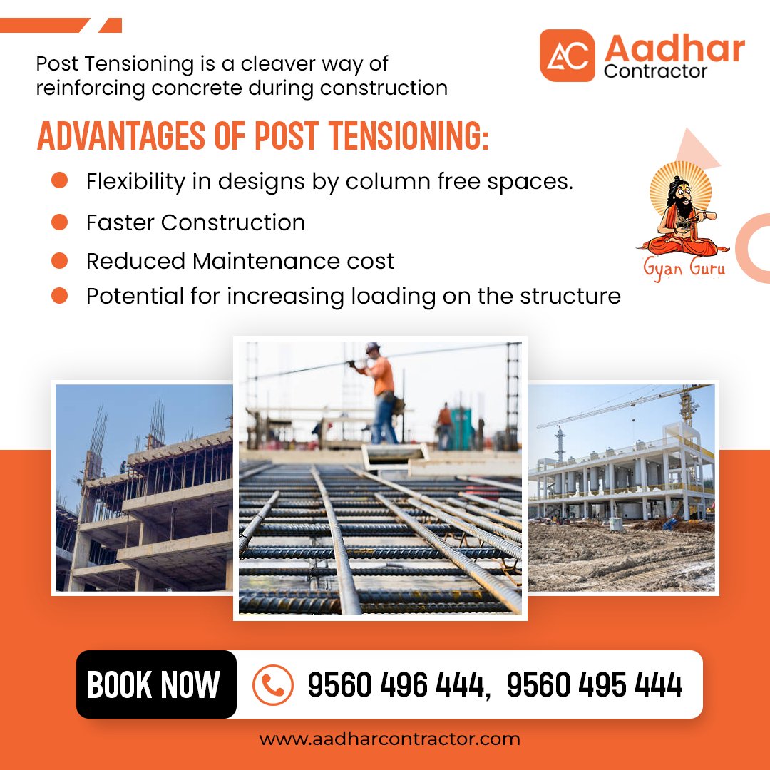 A clever method of strengthening concrete during construction is called post tensioning.
Select us to construct your dream home.
.
.
#PT #ptslab #posttension #posttensionslab #concretslab #slab #amplifyinfra #homeconstruction