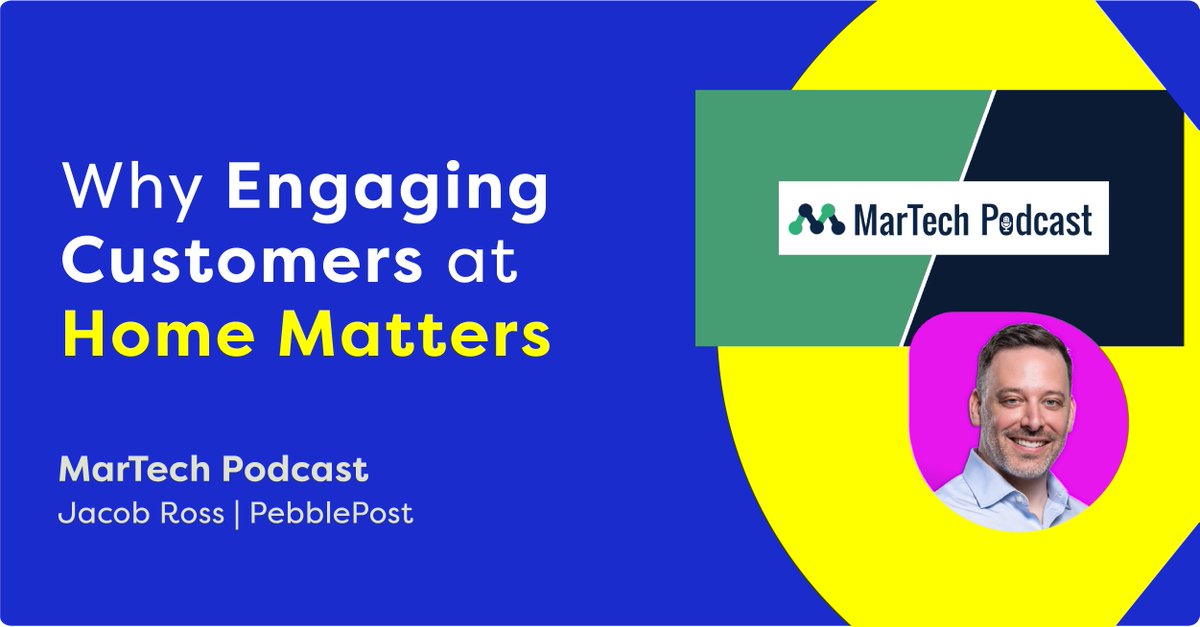 PebblePostPDM's tweet photo. Check out this episode of the @MartechPod in which PebblePost CEO @JacobARoss talks with @BenJShap about how physical media like #ProgrammaticDirectMail can make a pivotal impact on purchases with longer consideration cycles https://t.co/MmmwbJ7q3j https://t.co/Zs1nuefi1l