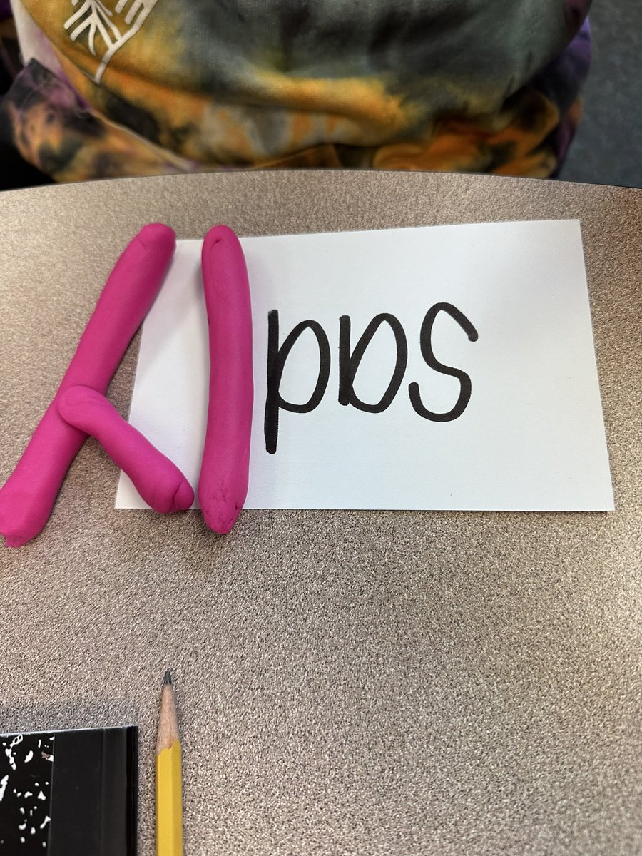 Mrs_Sautro's tweet photo. -ly practice with play-doh today! 🤩 https://t.co/g269O3J56C