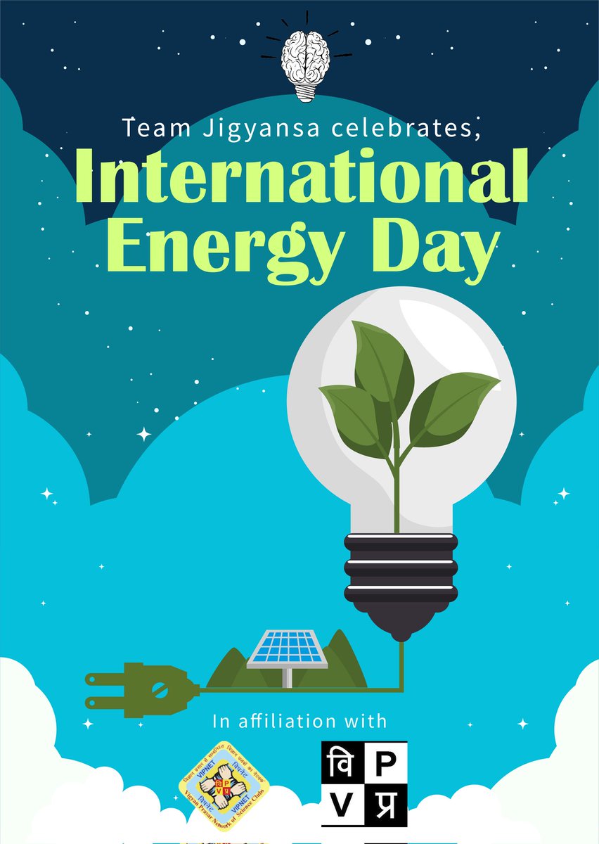 Saving energy TODAY will make TOMORROW bright! 
Happy international energy day! 💡

Regards,
Team Jigyansa.
#energyday #international #saveenergy #SaveEarthMission #bright #energy