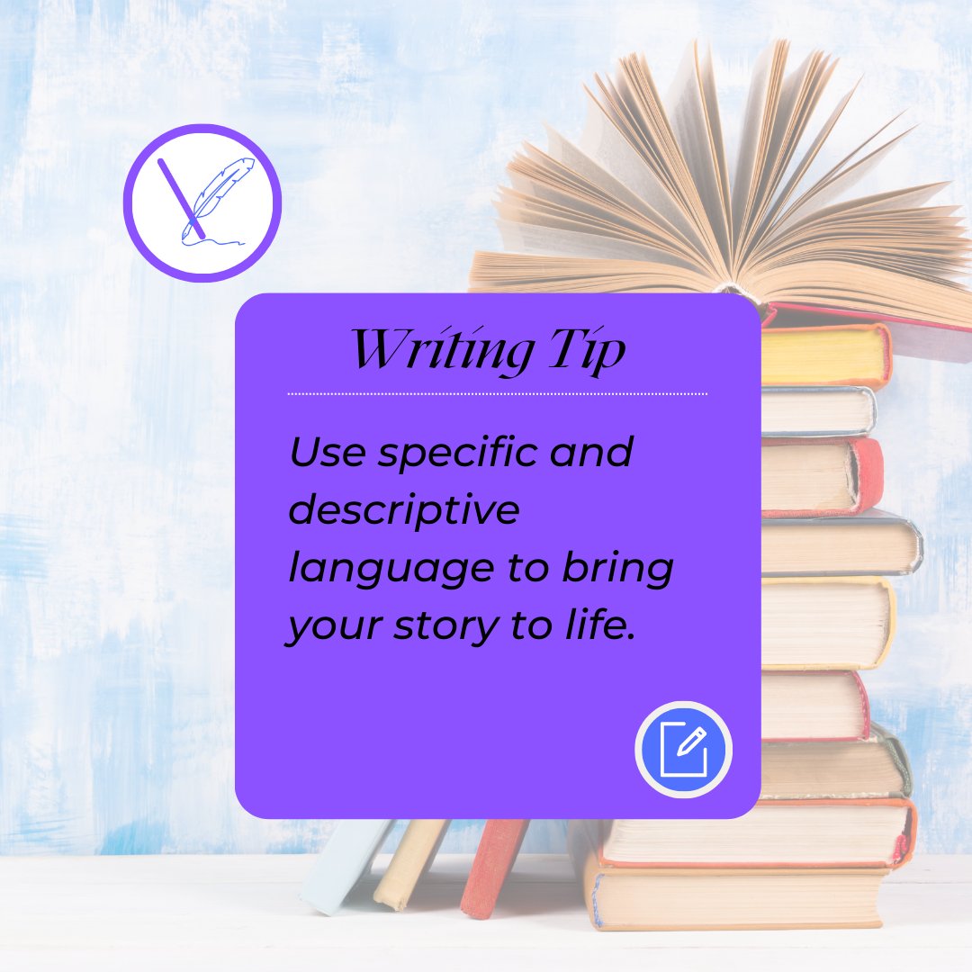 It's all about that last part... 'Bring your story to life.' 😍

#writingtipwednesday #visionaryliterary #nonfictionwriting #amwriting #writingcommunity