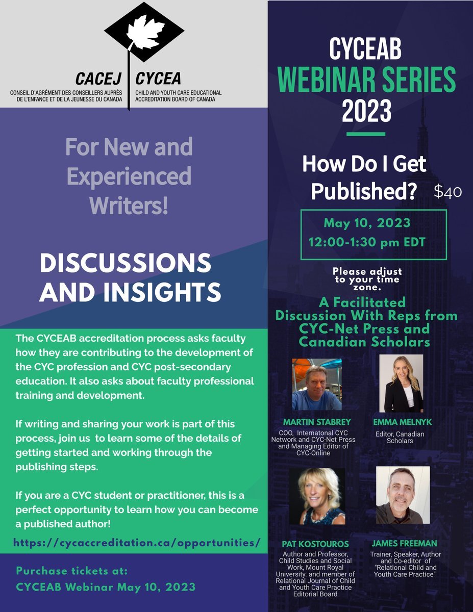 Questions about Publishing in CYC? Join us. Please share.