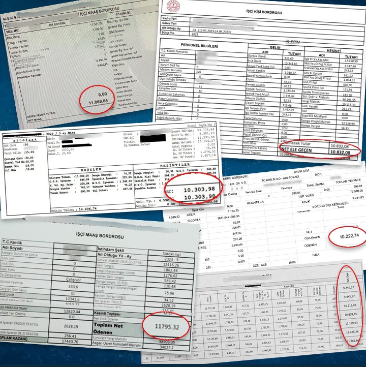 Kamu emekçileri diyor ki;
TÜRK-İŞ'in kamu işçilerine zam teklifi kabul edilsin!
Kamu işçisi kardeşlerimiz maaş bordrolarını göndermiş...
#KamuİşçisiZamİstiyor