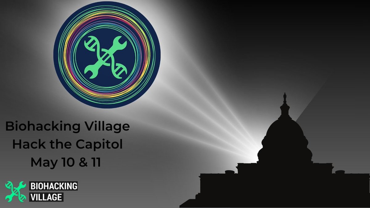 #Biohackingvillage will be at #hackthecapitol2023 hosted by <a href="/ICS_Village/">ICS Village</a> and <a href="/MITREcorp/">MITRE</a>. We will present on #cybersecurity #biomedical #patientsafety #biohacking. Check it out. Register at icsvillage.com.
