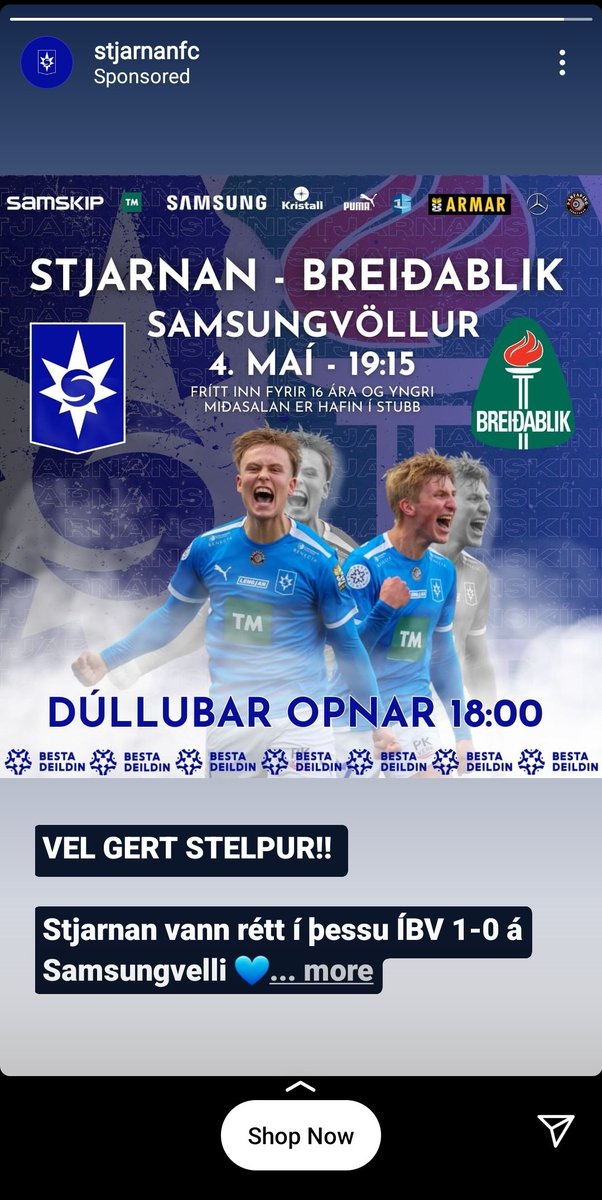 Vel gert stelpur, en hér er mynd af strákunum fyrir ykkur 🙃🙃