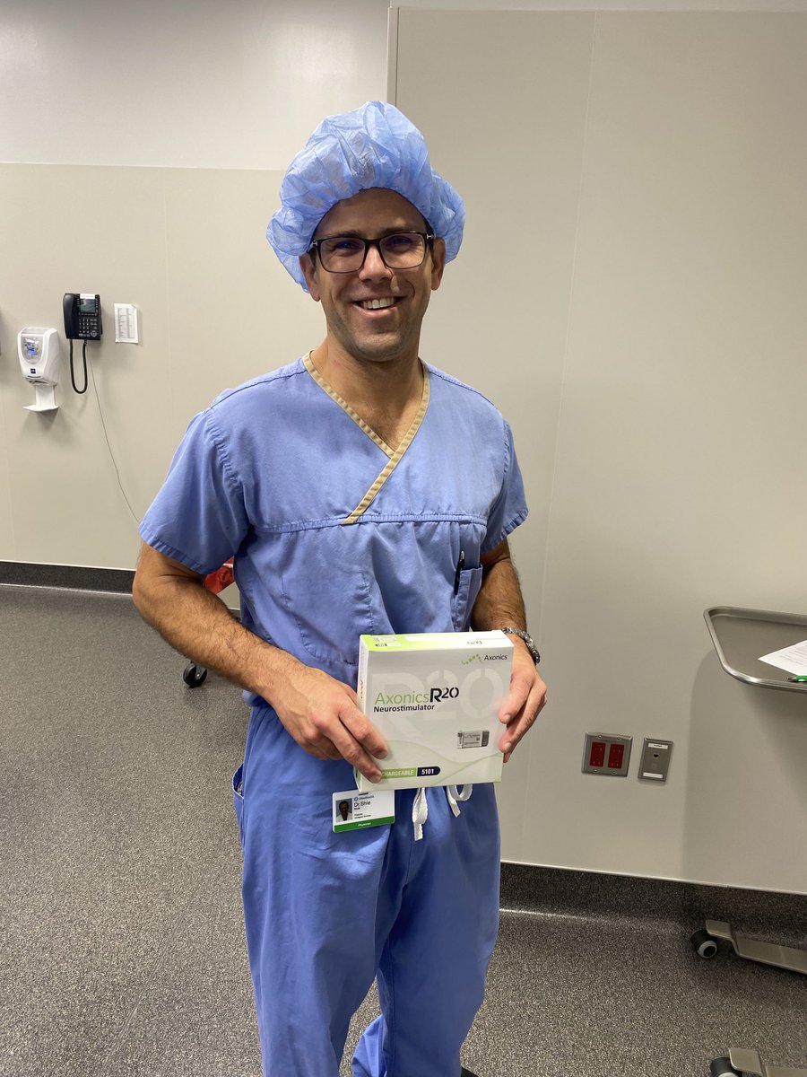rgriffith11's tweet photo. Congratulations Dr. Scott Shie of Van Wert Health on your first Axonics R20 implant! The Axonics R20 System has revolutionized the recharge experience, providing patients suffering from OAB, UUI, UUF, and FI the freedom to go 6-10 months between recharging* designed to last 20yrs https://t.co/CpNqlrU2c1
