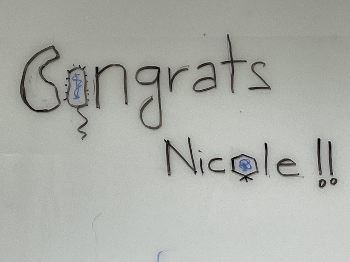Joe Bondy-Denomy (@joebondydenomy) on Twitter photo BIG Congratulations to <a href="/Nicole_D_Marino/">Nicole Marino</a> who just signed her offer letter at UPenn @PennVet Pathobiology Departmant to start her own lab! The Marino lab opens Jan 1, 2024 focusing on new discoveries at the interface of phage and host immunity! s/o to Chair <a href="/BrodskyIgor/">Igor Brodsky</a> BIG Congratulations to <a href="/Nicole_D_Marino/">Nicole Marino</a> who just signed her offer letter at UPenn @PennVet Pathobiology Departmant to start her own lab! The Marino lab opens Jan 1, 2024 focusing on new discoveries at the interface of phage and host immunity! s/o to Chair <a href="/BrodskyIgor/">Igor Brodsky</a>