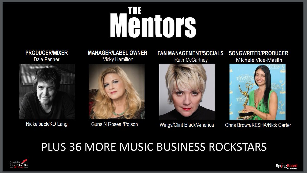 WeGetArtists's tweet photo. Meet our mentors at #springboardfest and bring your music career to the next level. At Springboard Houston you will meet a ton of industry professionals, that can help you take the next step towards professional success. Sign Up Here:
https://t.co/bikrOONROC
#careerdevelopment https://t.co/WRS6v4VAEJ