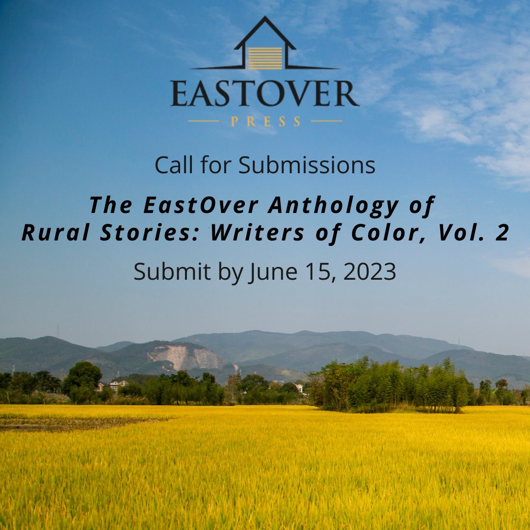 cutleafjournal's tweet photo. ICYMI: @eastoverpress is seeking previously published stories by BIPOC writers who live in or hail from rural locales in the U.S. for Vol. 2 of THE EASTOVER ANTHOLOGY OF RURAL STORIES. Check out Vol. 1 at https://t.co/B84HD6GfEF &amp; find this year's call at https://t.co/hEjHQzbRyx. https://t.co/zr7DEQPrCe