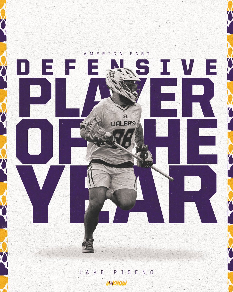 UAlbanyMLax's tweet photo. Defensive Player of the Year Jake Piseno leads our All-Conference selections.

Read more ➡️ https://t.co/aYMIB70eIN

#UAUKNOW // #DaneTrain // #AEMLAX https://t.co/pmrVuWwB2i