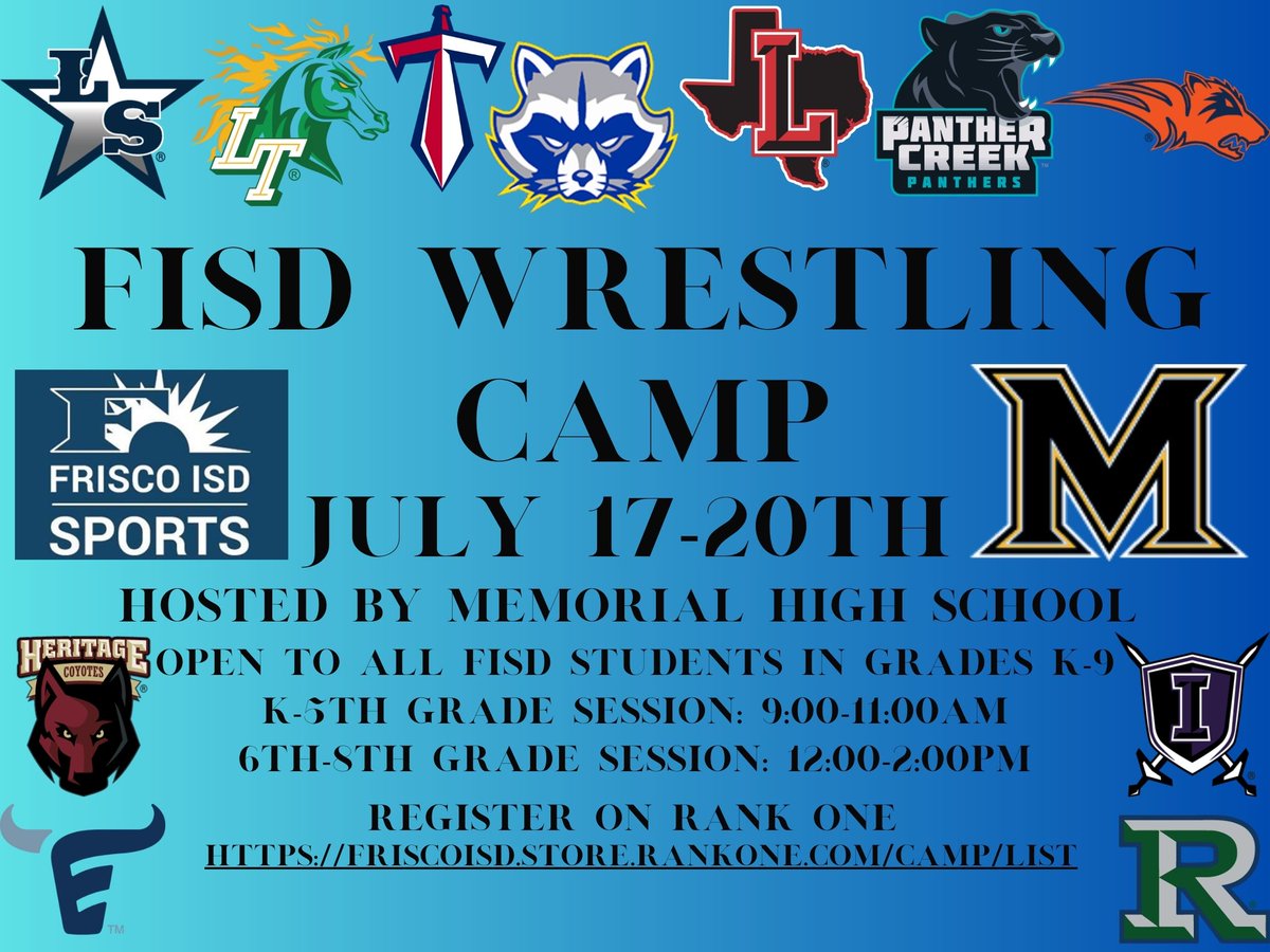 coachb_holtrop's tweet photo. Registration is still open for BOTH Summer Cams running out of MHS this summer. Come learn the basics of wrestling at our 4-Day Youth/MS Camp, or spend the summer training with us at Wrestling Strength &amp; Conditioning!
#FewWillHunt #WarriorMentality https://t.co/csTxYqkV6L
