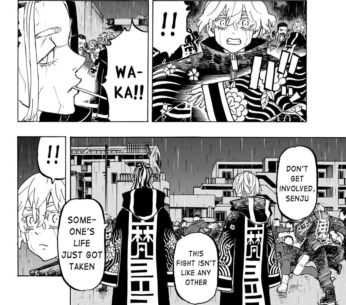 queenvchains's tweet photo. im not good at hcs but the one hc i will #alwaysss stand by is that wakasa adopted the role of big brother for senju in place of takeomi's incompetent ass after the sanzu thing ☠️ oh and in my head she DEFINITELY fashioned her hair to look like his from when he was her age! https://t.co/hzHjrmel1n