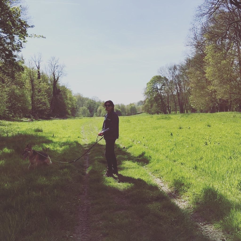 It’s Mya’s Birthday so we had a big walk in the woods