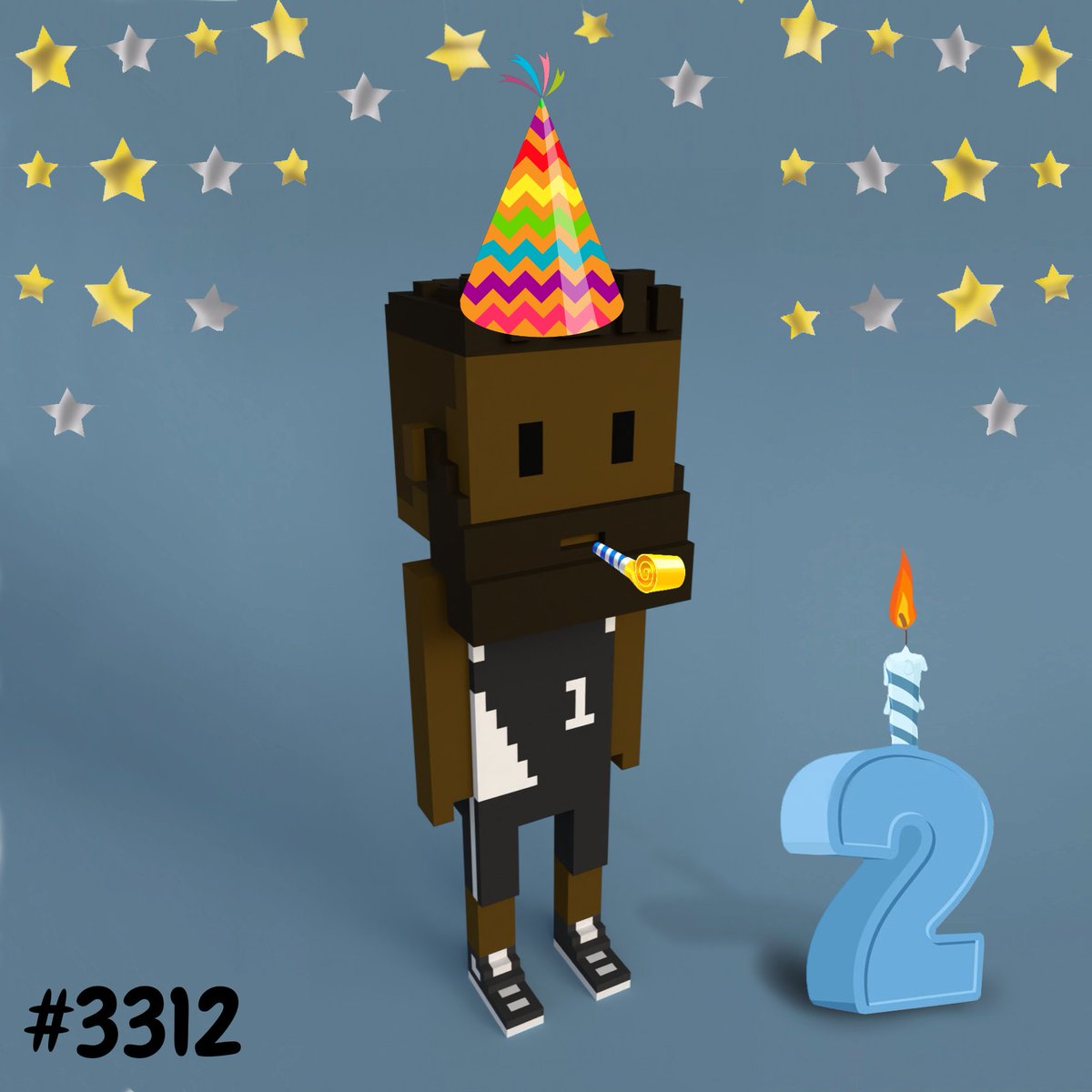 punk8468's tweet photo. Happy 2nd Bday to the @MeebitsNFTs 

James Harden ready to celebrate twice today!!!

#meebday https://t.co/sG0pp2eJ0A