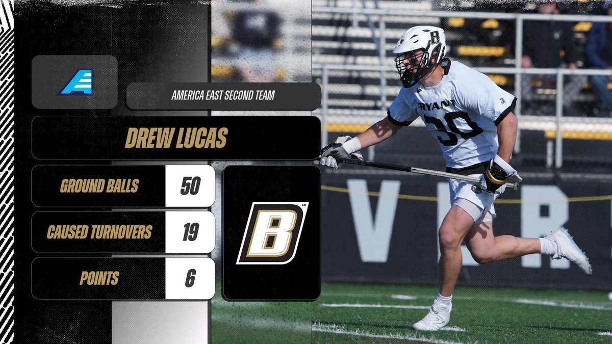 Bryant_MLax's tweet image. Timmy Hackett and Drew Lucas have been named to the America East Second Team.