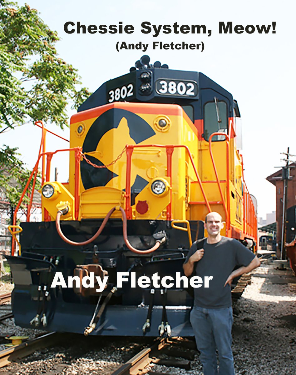 CustomTrains's tweet photo. I'm working in my studio on a new railroad poster &amp; a new album. I just finished 2 singles for the second album, the 1st is "Chessie System, Meow" &amp; a 2nd is "Heading Down the Bee Line"  Available on music apps May 12th #musicfriday #chessiesystem #trains https://t.co/2SRgT8XxaS https://t.co/s5F1981IT3