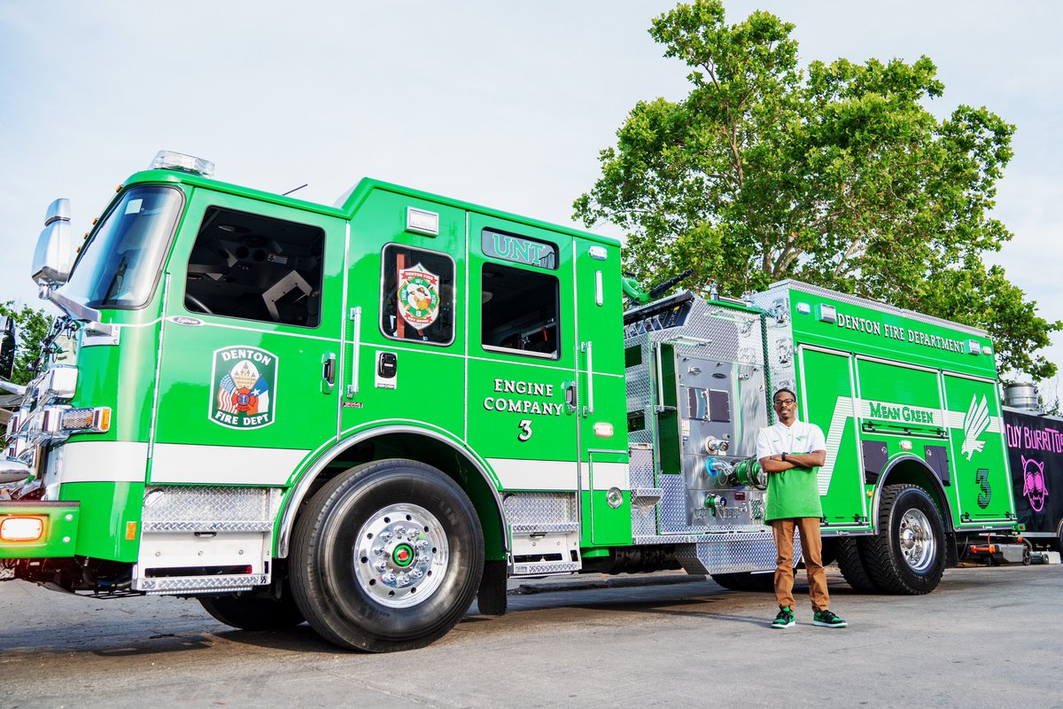 iamTomp's tweet image. Grateful for the opportunity to work with @DentonFireDept and @MeanGreenSports on designing this special project. Excited to have the Mean Green E3 servicing the community for years to come! #GMG #TakeFlightUNT