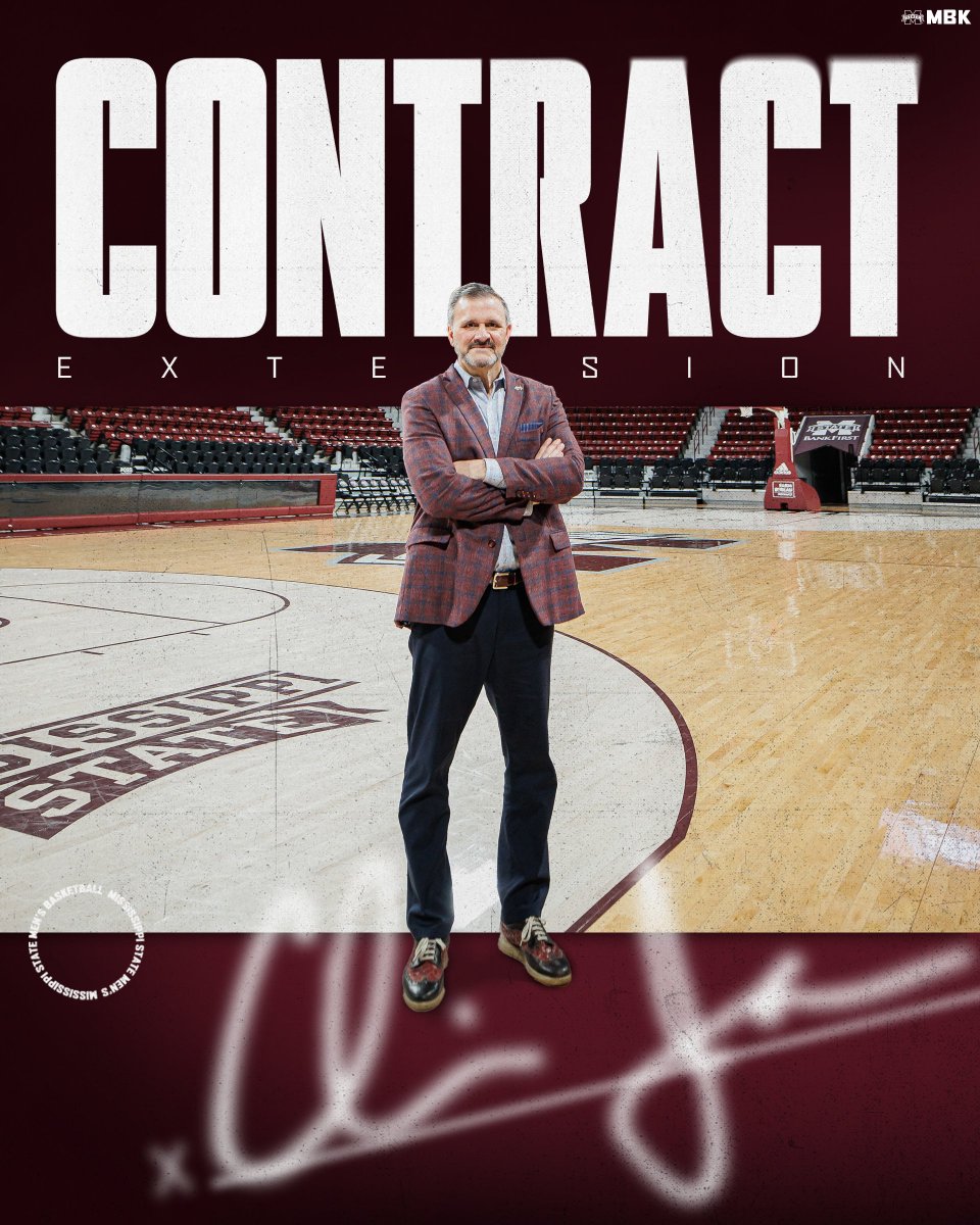 Our coach! 🖊️ 

<a href="/coachchrisjans/">Chris Jans</a> has signed a four-year contract extension! 

#HailState🐶