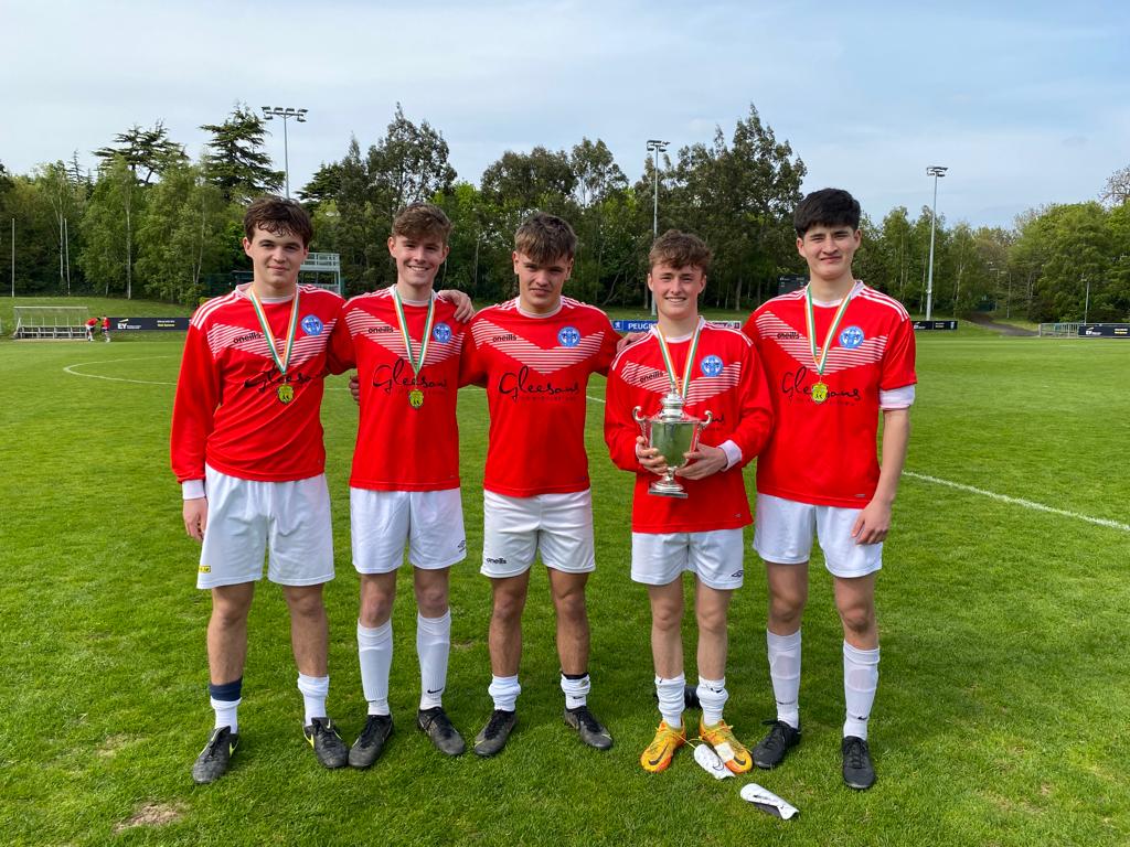 Congratulations <a href="/BlackrockColl/">Blackrock College</a>  on winning the Joe McGrath Trophy today in the UCD Bowl. Fitting that its named after Joe who had a long association with football in Blackrock College. A lot of MMYFC involvement on the day congrats to Cormac,Cal,Daniel,Eoin and Tom.