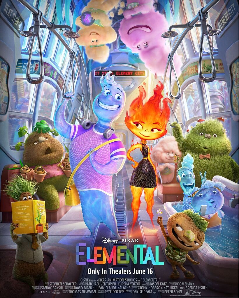 Next stop 📍 Element City 🏙

Check out this new poster for Disney and Pixar’s #Elemental, coming to theaters in 3D on June 16!
