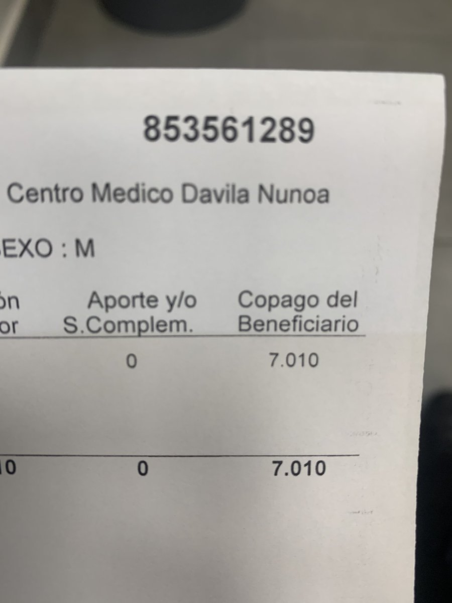 radwolfsie's tweet photo. 7 luquitas por consulta de especialidad en Clinica con FONASA, si señores, no en el Cesfam como asustan a la gente https://t.co/UGq3DRtr9u