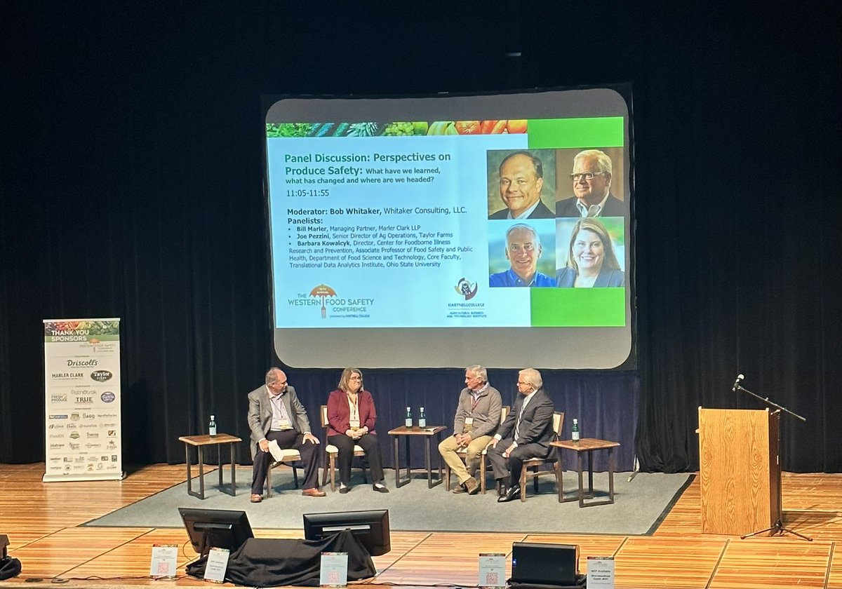Western Foods Safety Conference powerhouse panel discussion #foodsafetymatters #producesafety #fsma #foodsafetyculture
