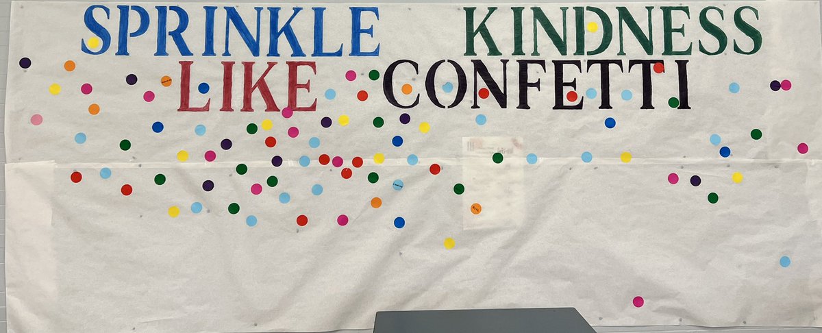 Log your acts of kindness on the Raise Craze site so we can fill this wall with confetti!
