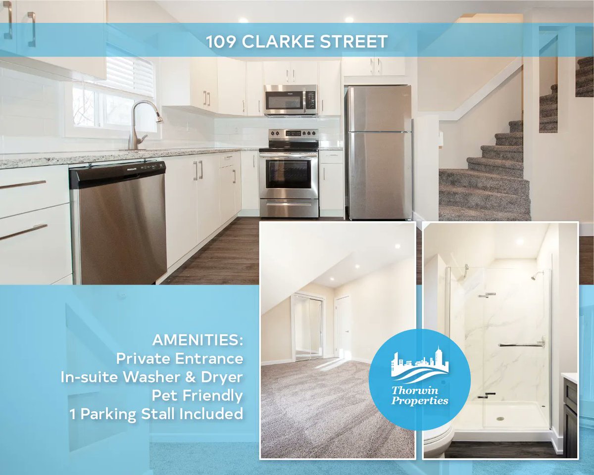 109 Clarke Street - a spacious three-bedroom duplex is available May 7th.
Book your viewing - text or call us at (204) 471-6561, or visit thorwin.ca to apply online. The monthly rent starts from $2200. Enjoy free high-speed internet!
#thorwinproperties #winnipeg