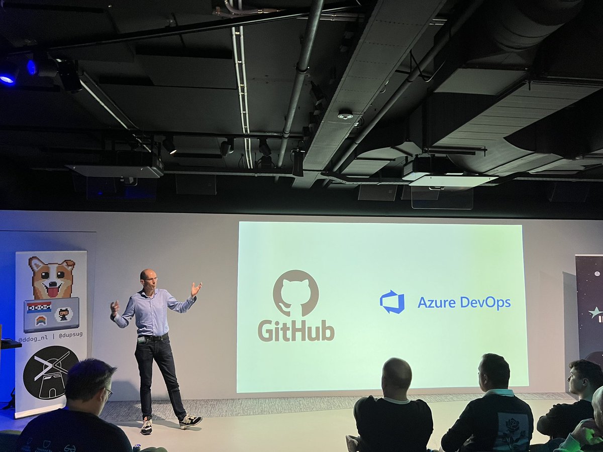aavdberg's tweet photo. Second session of tonight by @johankroese about 'Everything you never knew you wanted to know about Azure Functions' at @ddog_nl hosted at @KPN and @we_are_inspark @Azure #Azure @AzureFunctions https://t.co/p5xonqAkOB