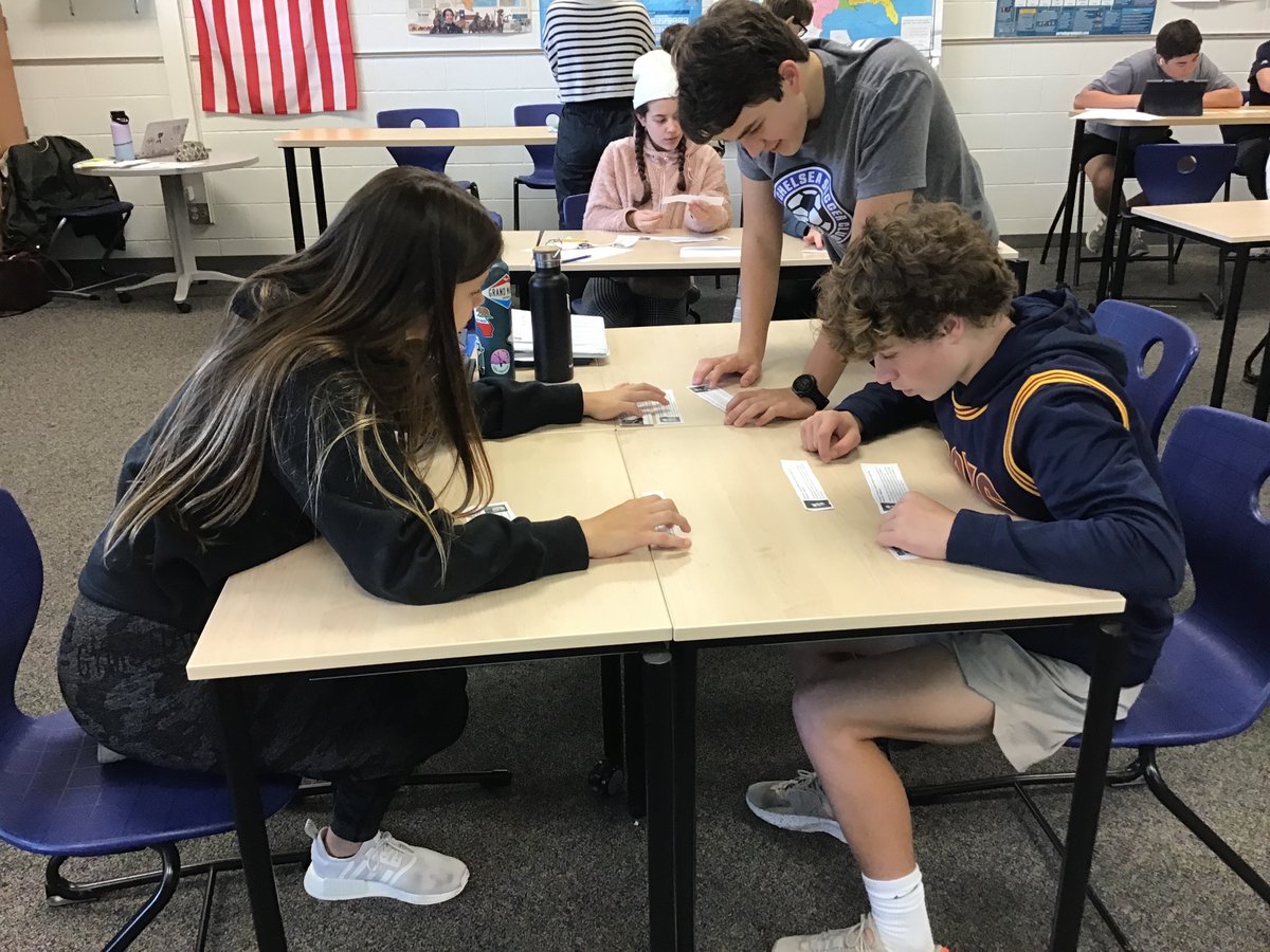 Mrs_Henry_class's tweet photo. Critical thinking happening here! We sort primary sources about the Mexican-American War by type of source and opinion of the writer. Then we rank them from most to least convincing @BeachMiddle https://t.co/quxkmYkS6p