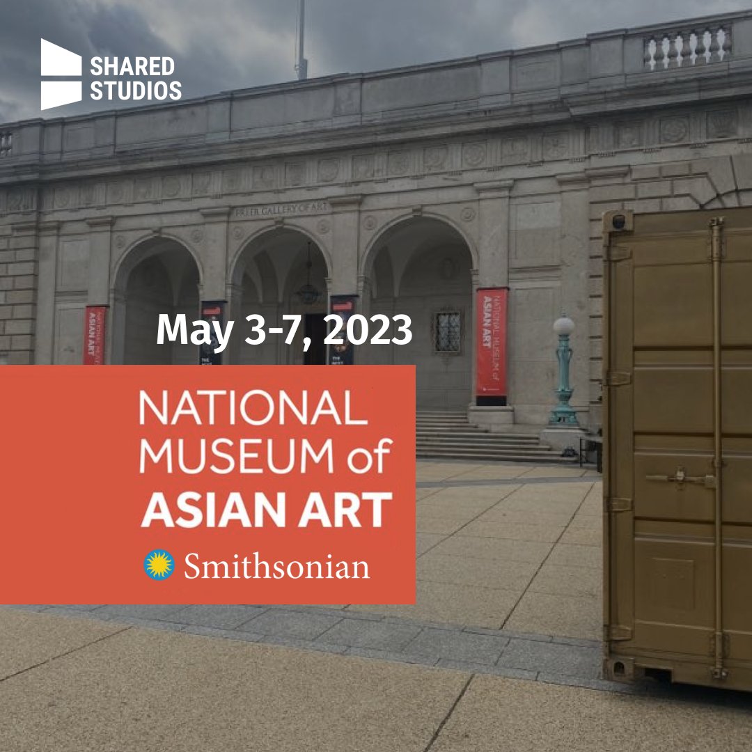 Starting today for the 100th anniversary of the Smithsonian’s <a href="/natasianart/">Smithsonian National Museum of Asian Art</a> in Washington D.C. our shipping container Portal will be on the National Mall in front of the museum from May 3-7.