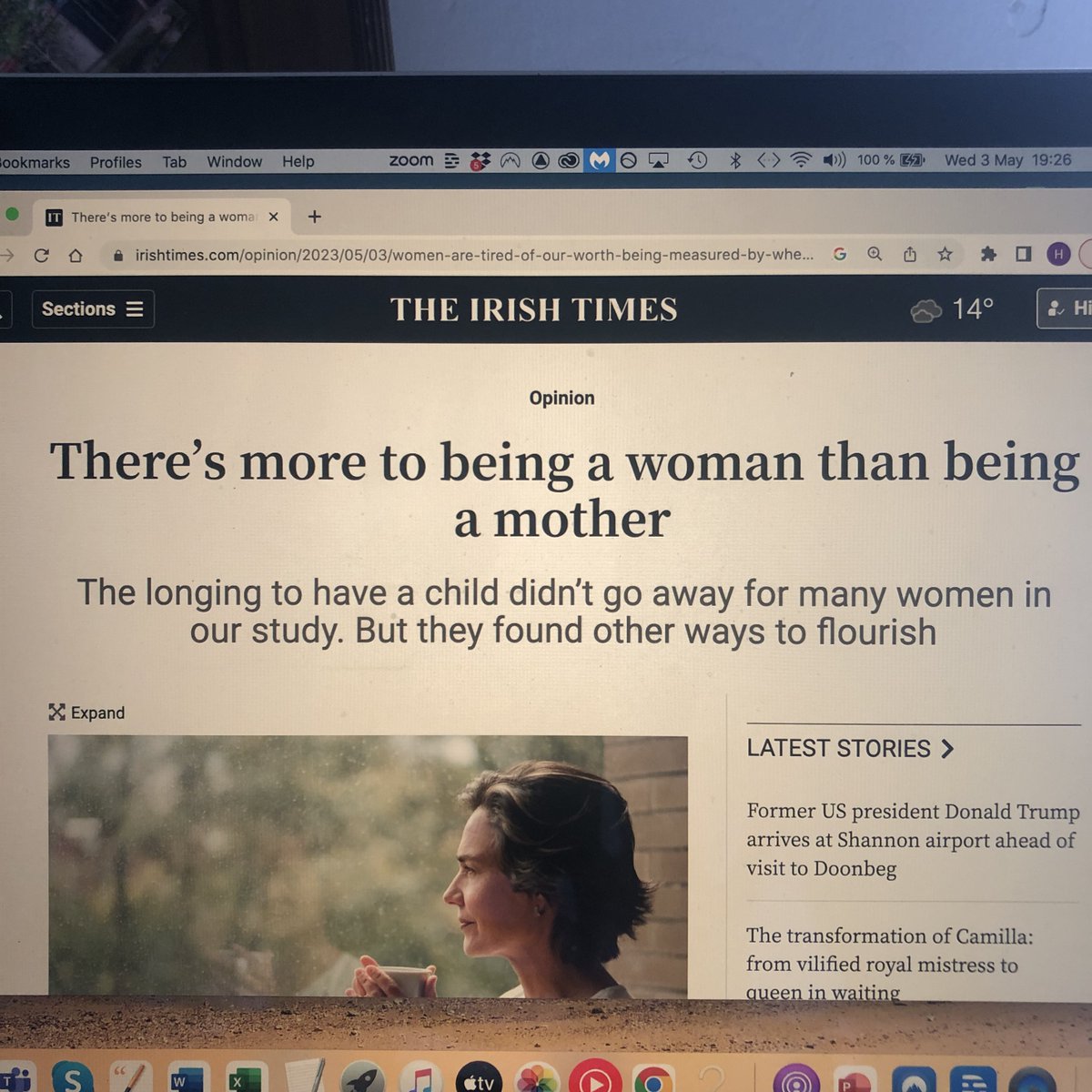 Finally! Irish research on the very real trauma of being childless not by choice, but, crucially, also highlighting that it's possible to recover from the sense of loss. I made a groundbreaking radio doc about this and am developing a TV doc so watch this space #childless