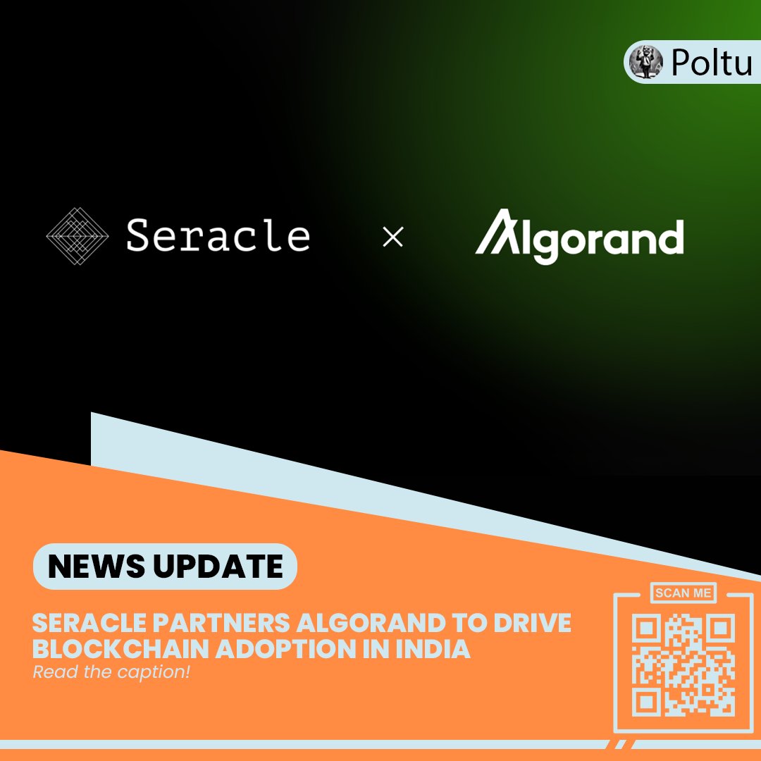 politicsdemon's tweet photo. Blockchain adoption in India. Good start for the future. #seracle #Algorand #AlgorandNFT #cryptocurrency #CryptoCommunity #Crypto #indiacrypto https://t.co/rTZFNUSr15