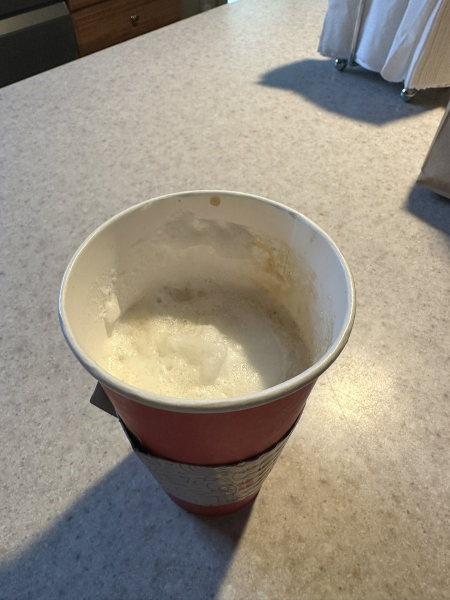 ScottLClark's tweet image. @sheetz - I swear I didn’t click the the option for double air in my Large Cappuccino today!  #hiddenmenu
