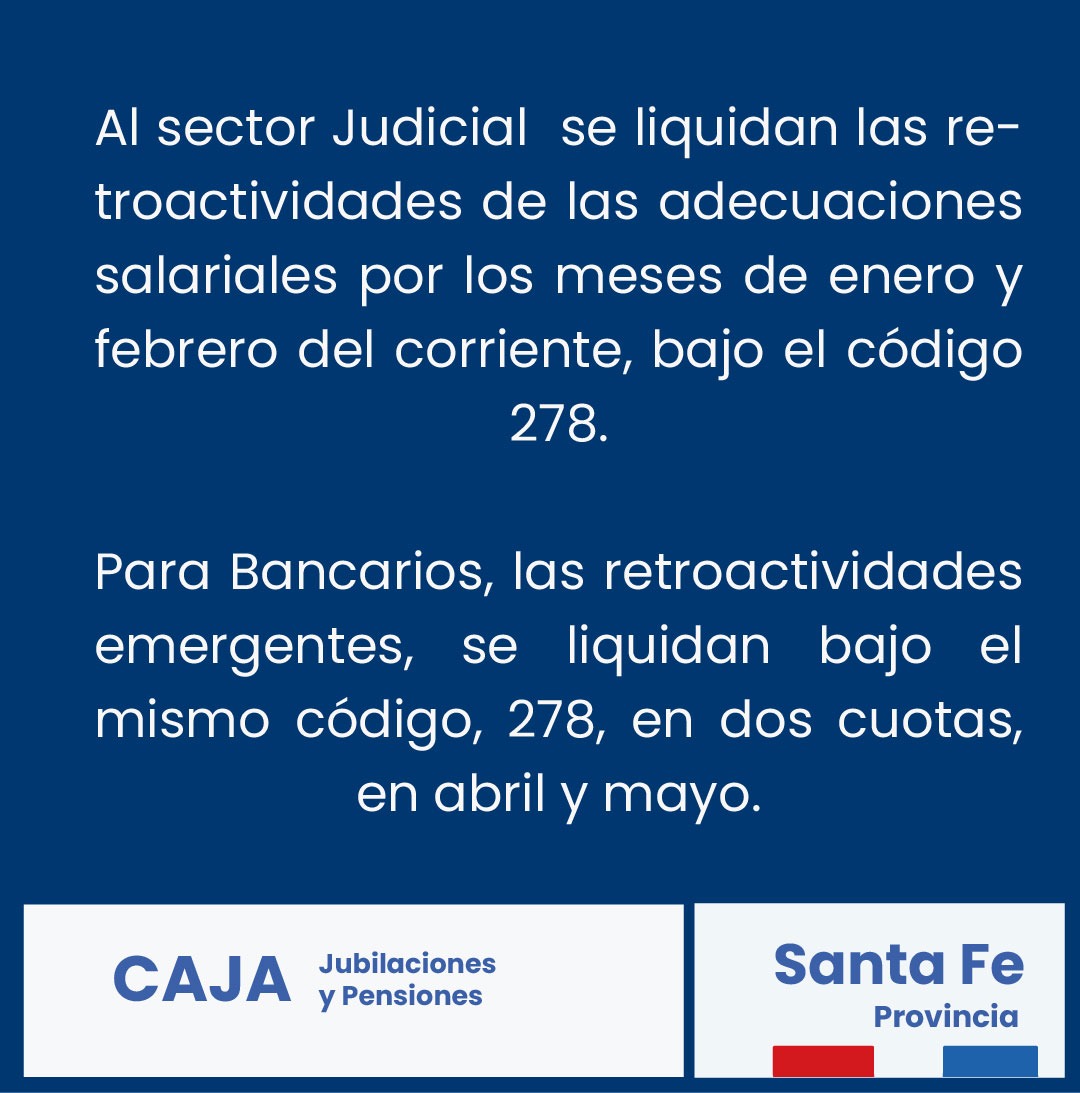 caja_sf's tweet photo. 📍Novedades de la liquidación del mes de Abril 👇

#haberespasivoabril
#laCajaMasCerca https://t.co/JNVJkaPmwe