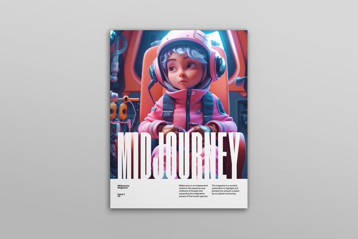 midjourney's tweet photo. Midjourney Magazine Issue #2 will be going to the printing presses soon! If you want a copy, please make sure you're subscribed by Friday at https://t.co/dZsk0ZPOOS. Issue #2 will be dedicated to images made in the last ~45 days since the V5 release. https://t.co/SgpCjEPR7B