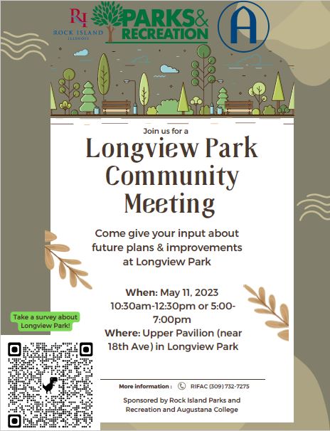We want your input on Longview Park to help us with future plans and improvements! Fill out this survey: docs.google.com/forms/d/e/1FAI…
<a href="/Augustana_IL/">Augustana College</a>