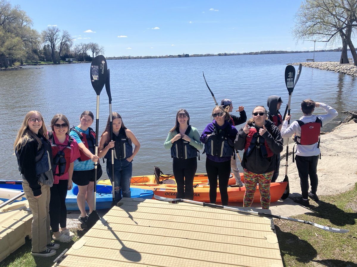 Getting our kayak on