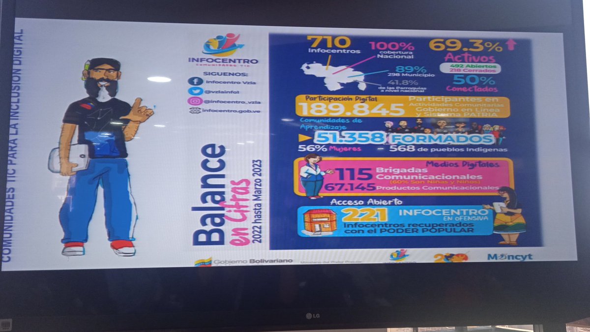 ConatiOficial's tweet photo. #Ahora interviene el Presidente de Fundación Infocentro @luisinfoVen con la ponencia "Infocentro retos y desafíos para la inclusión en el mundo digital"
#Tecnología #Conati #TIC #3Mayo 
@Mincyt_VE @Gabrielasjr https://t.co/YE9pqTosDh
