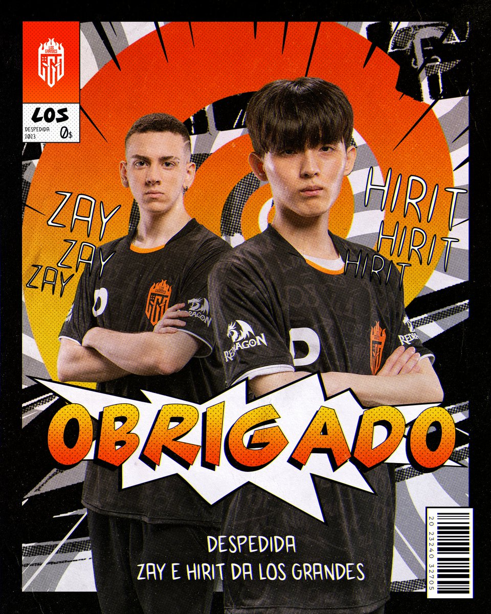 losgrandesgg's tweet image. Chegou a hora do @LOL_HiRit e @z4ylol irem em busca de novos desafios, foi um split incrível e vocês sempre serão parte importante da história da #OndaLaranja

Boa sorte no futuro, vocês são GIGANTES 🧡🖤