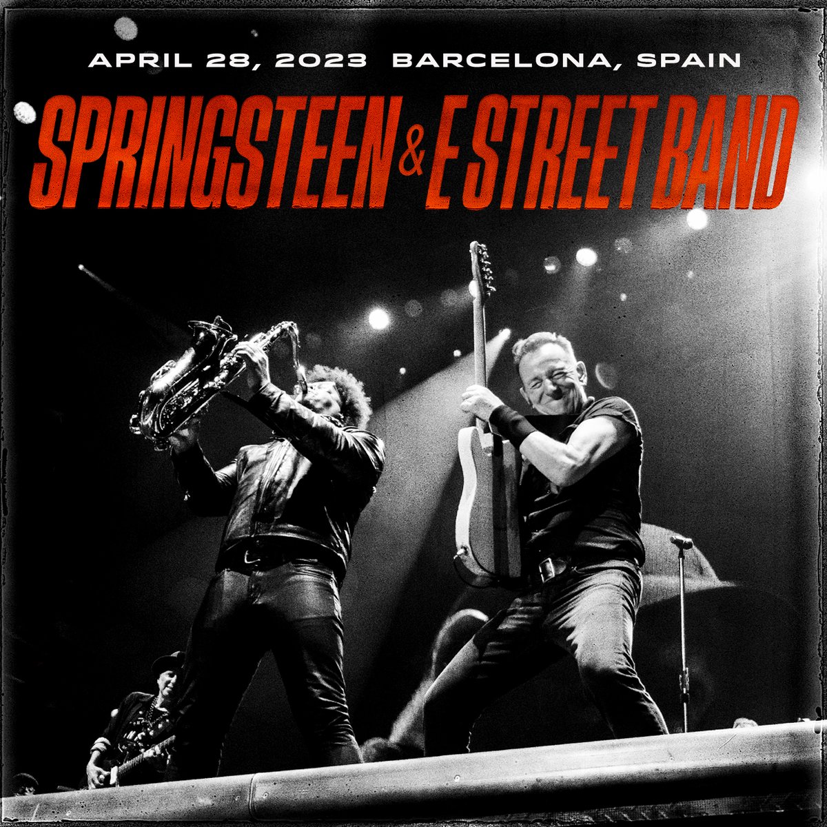springsteen's tweet photo. Official Bruce Springsteen and The E Street Band 2023 tour artwork by Michelle Holme. 📸: Rob DeMartin https://t.co/qxnvzCzm6E